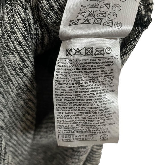 Banana Republic Textured Striped Racerback Patio Dress in Grey Size M - Picture 15 of 15